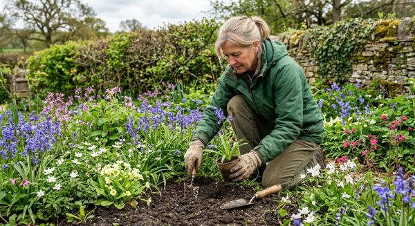 How can the UK's gardeners contribute to the conservation of native plant species?