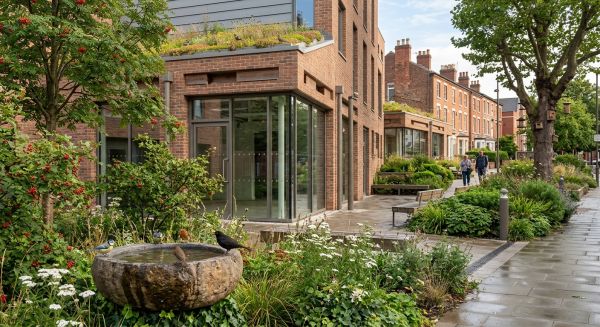 How can urban planners integrate bird-friendly designs in UK cities?