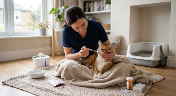 How can you provide optimal care for a cat with feline lower urinary tract disease (FLUTD)?